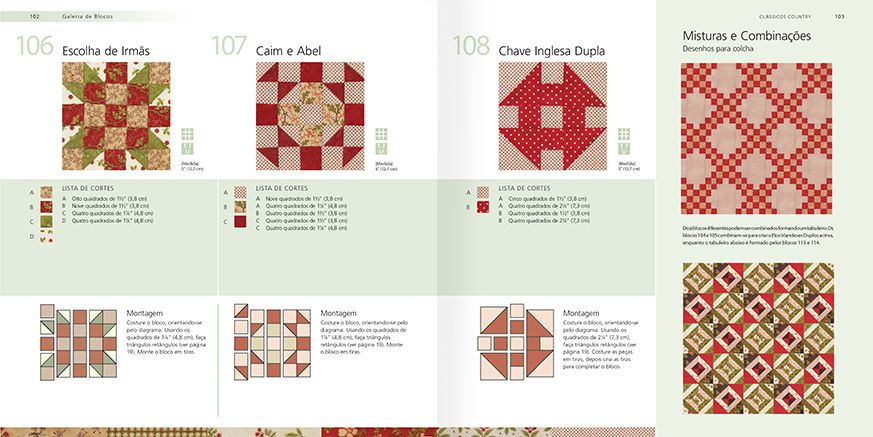 5 Blocos de Patchwork Fáceis para Iniciantes: Passo a Passo