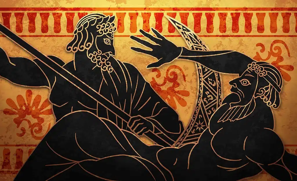 guerra entre titãs e deuses olímpicos