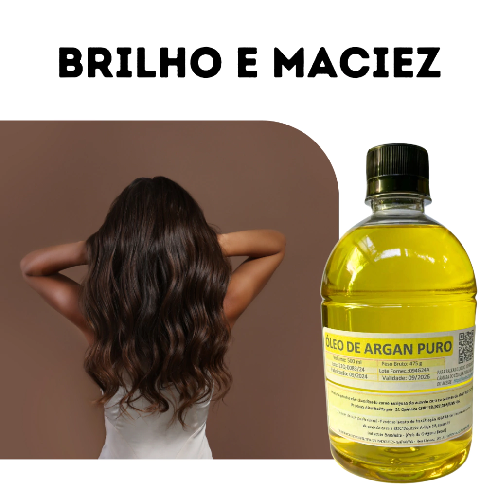 oleo de argan puro para cabelo