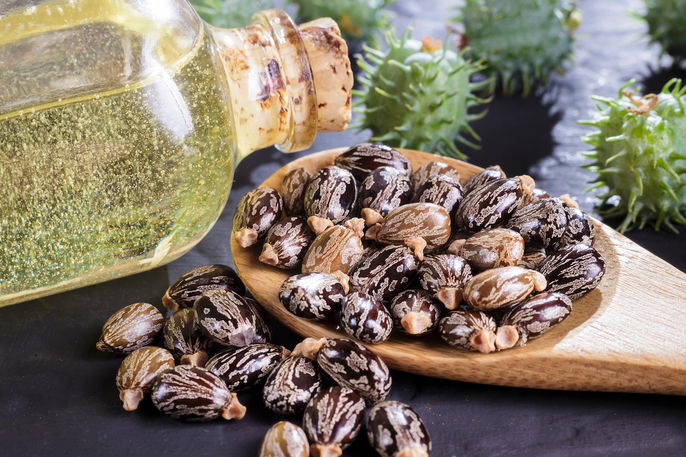 óleo de rícino como laxante natural