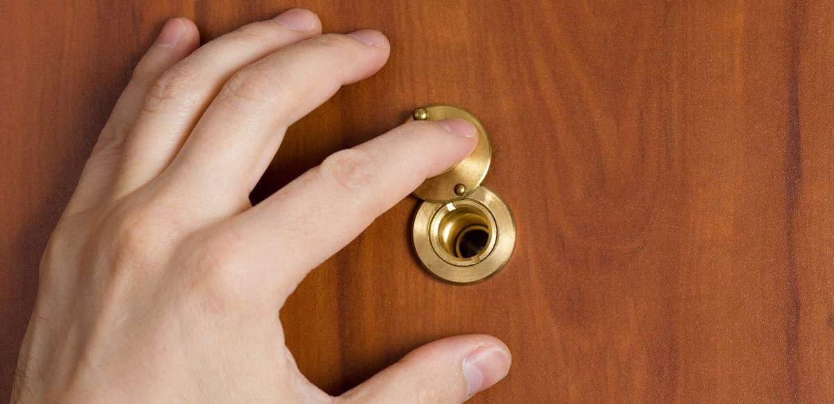 olho mágico de porta com câmera preço