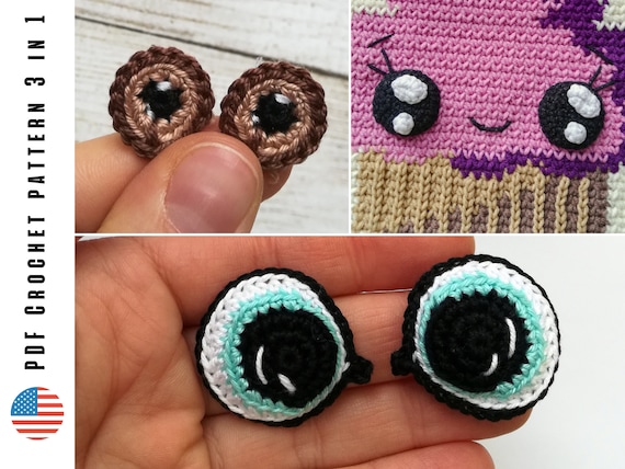 Guia Completo de Tamanhos de Olhos para Amigurumi