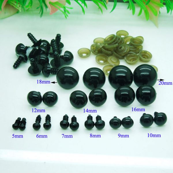 Guia Completo de Tamanhos de Olhos para Amigurumi