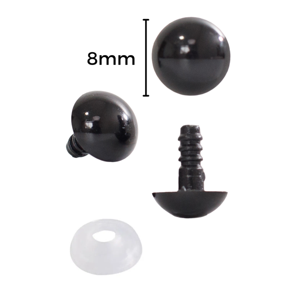 Guia Completo de Tamanhos de Olhos para Amigurumi