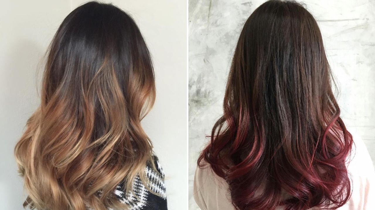 ombre hair cabelo preto ideias de tons
