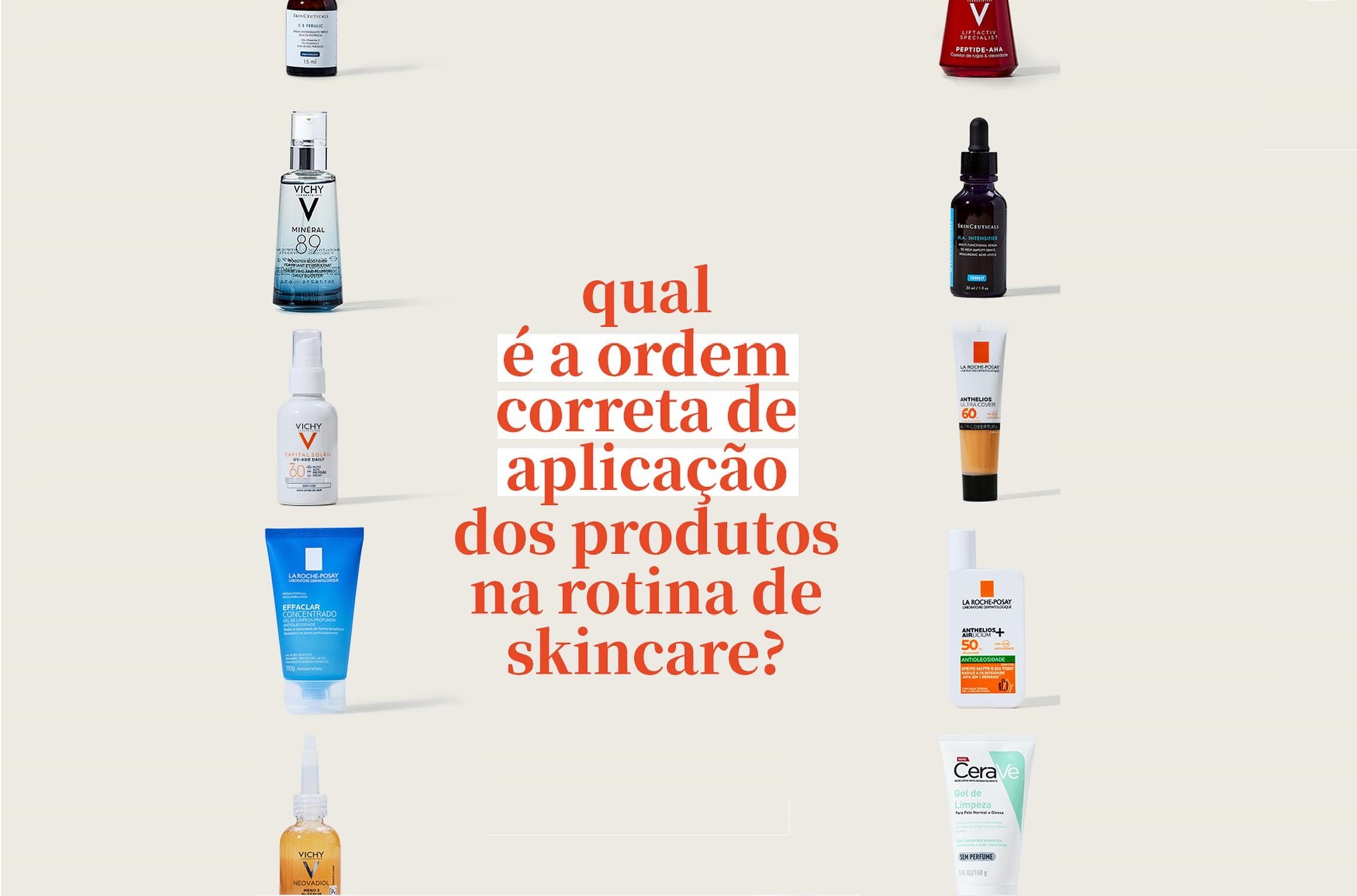 ordem correta dos produtos de skincare coreano noite