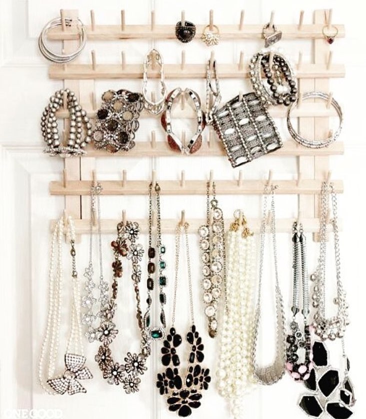 soluções criativas para guardar acessórios