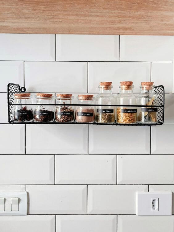 organização criativa cozinha papelaria