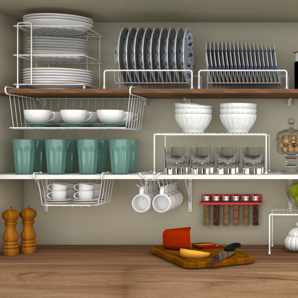 soluções de baixo custo para organização doméstica