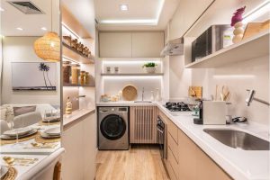 Organização de cozinha funcional com produtos Tramontina