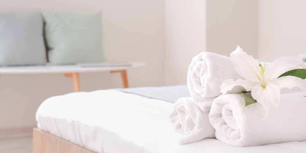 organizacao de toalhas dobradas