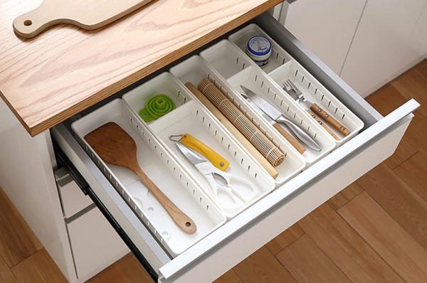 organizador de cozinha bambu