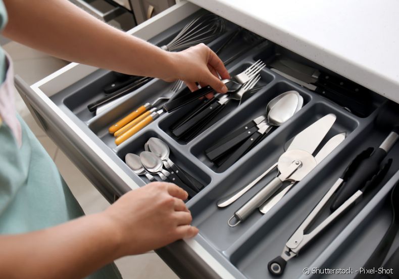 organizador de utensílios expansível