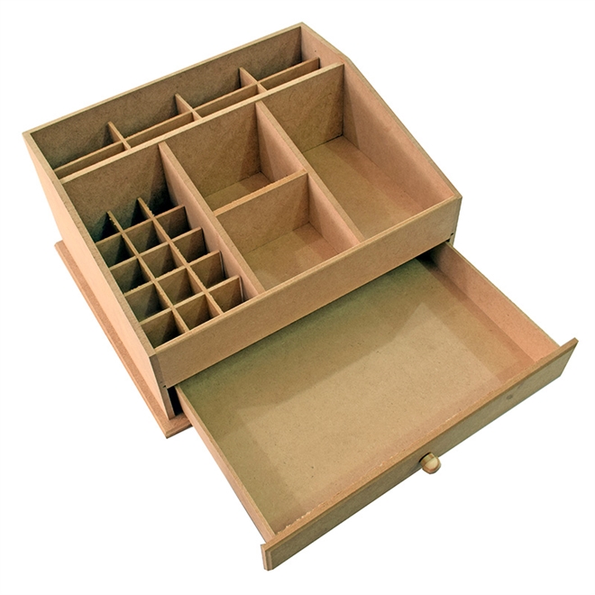 Como Decorar seu Organizador de Maquiagem em MDF