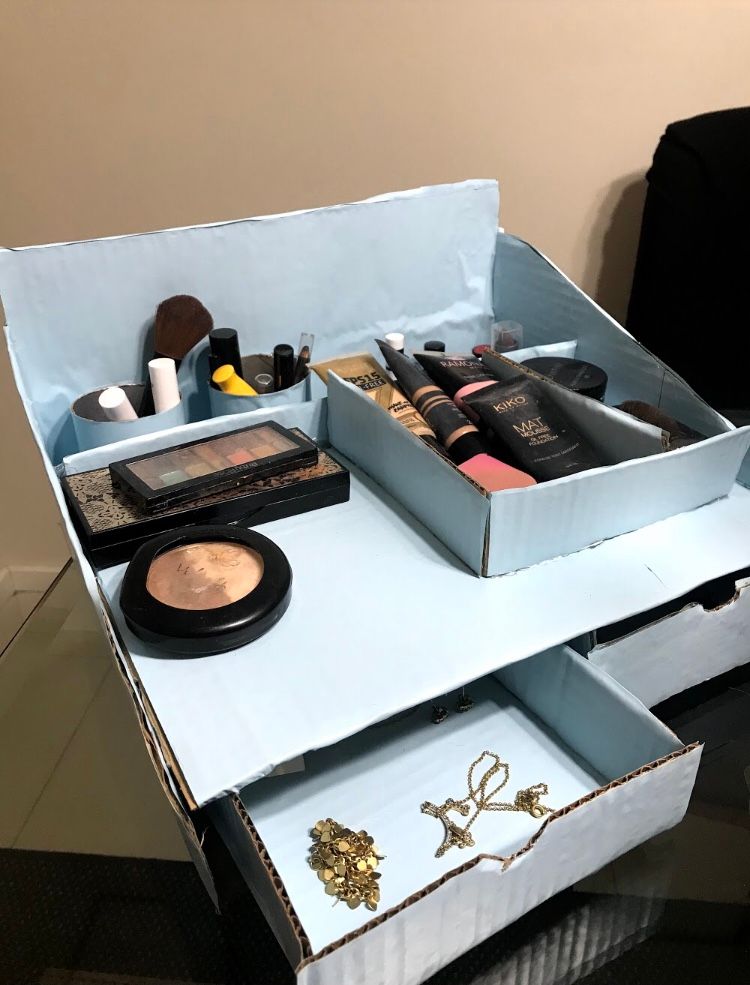 Decoração Sustentável: Personalize seu Organizador de Maquiagem com Tecidos e Papéis