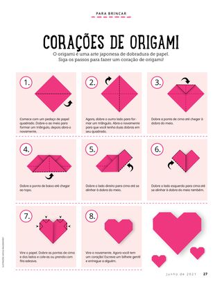 Ideias Criativas para Presentear com Origami de Coração