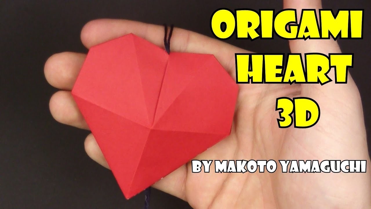 origami de coração