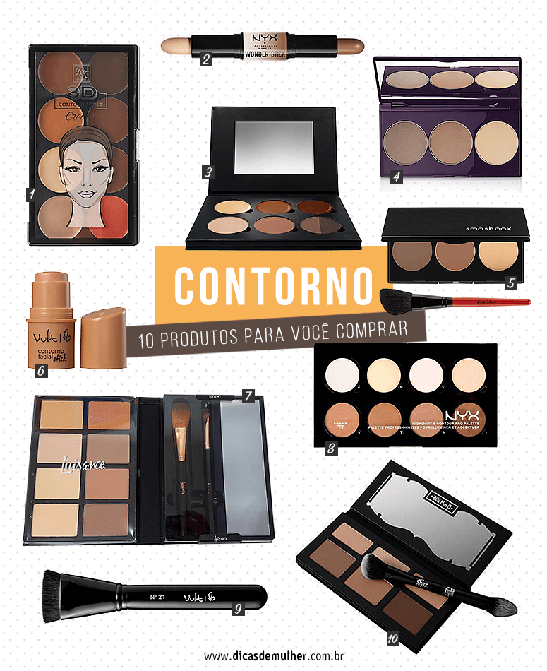 Os Melhores Produtos Faciais Para Fazer Contorno Perfeito!