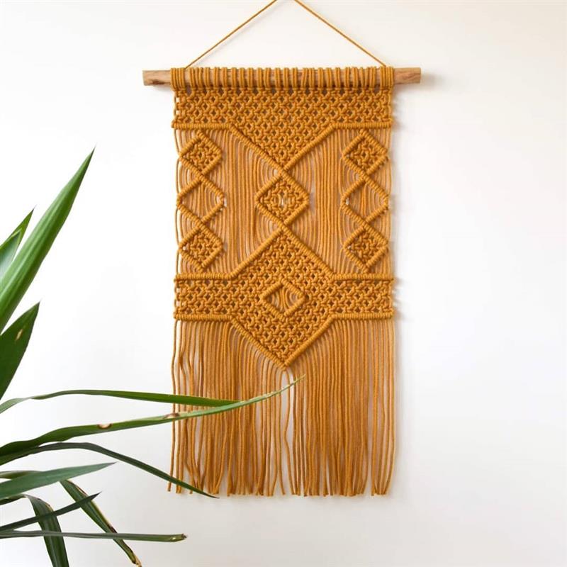 Inspirações de Painéis de Macramê para Decorar Sua Casa