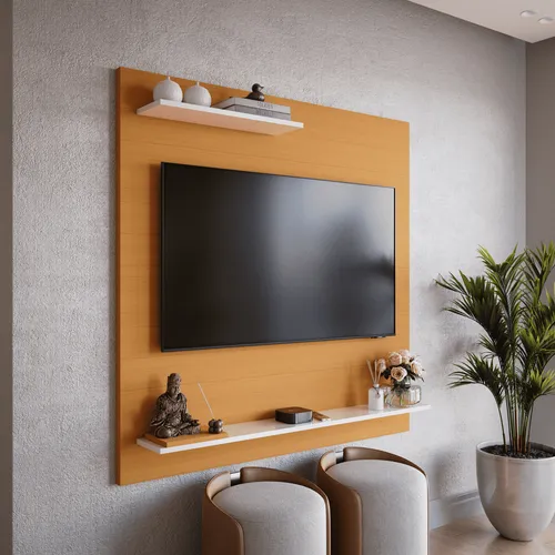 melhor painel de tv para quarto pequeno