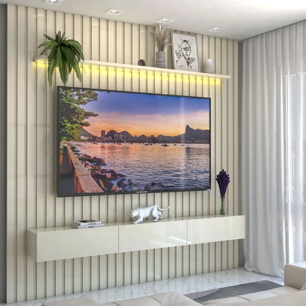 como escolher painel de tv para quarto