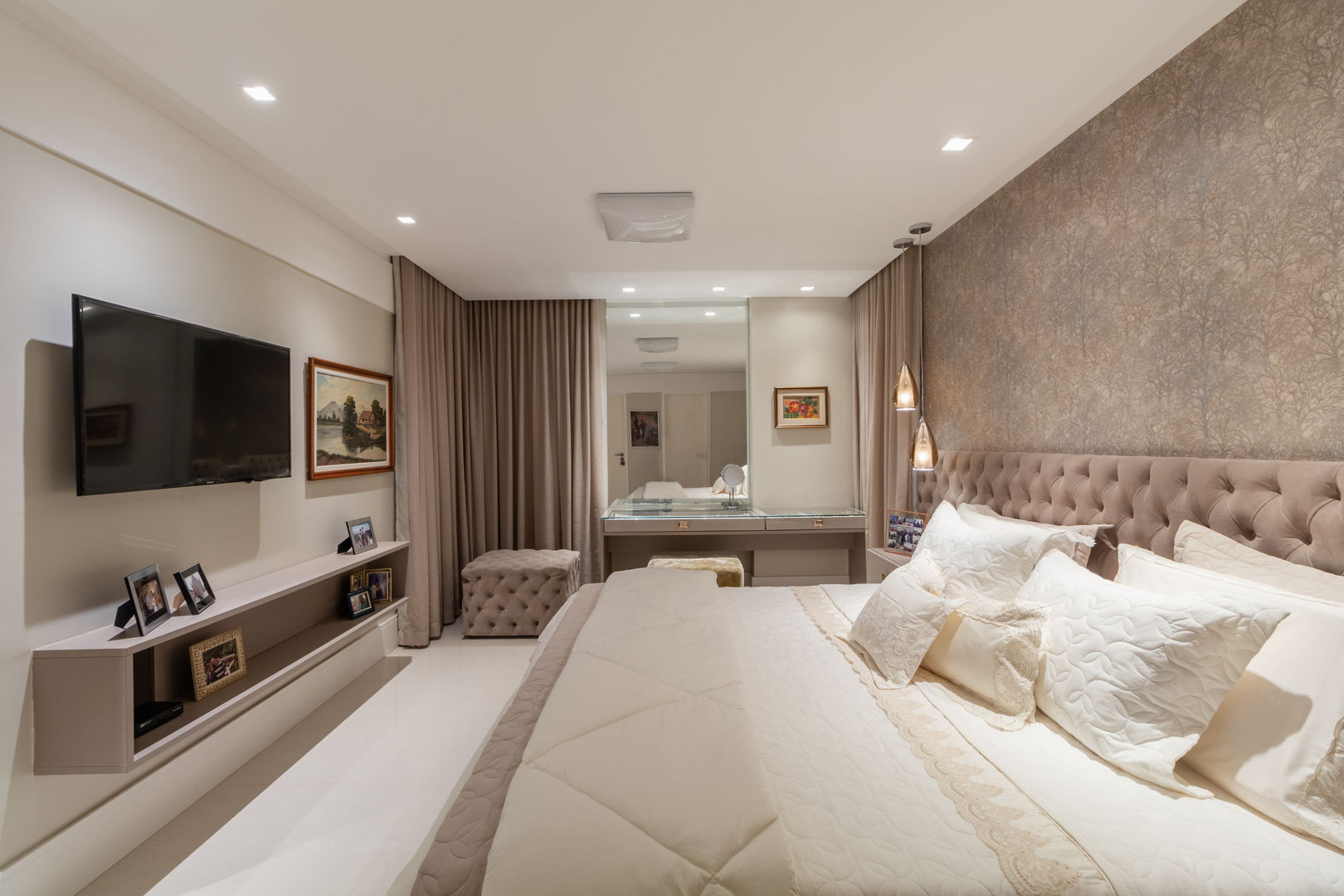 painel de tv para quarto