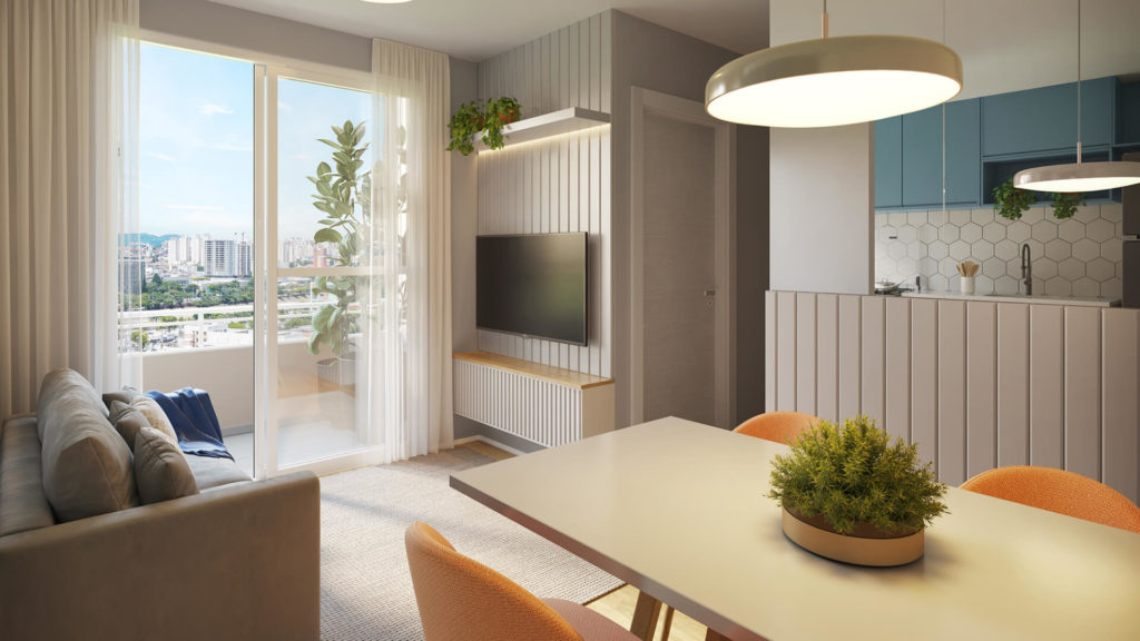 altura ideal para instalar tv na sala