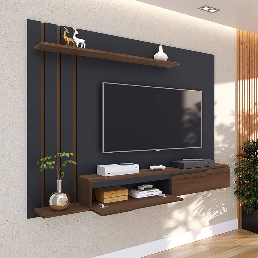 Decoração minimalista: Painéis de TV que inspiram tranquilidade