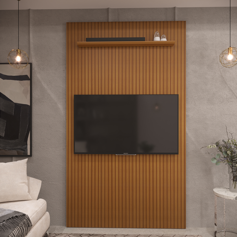 Painel ripado de encaixe