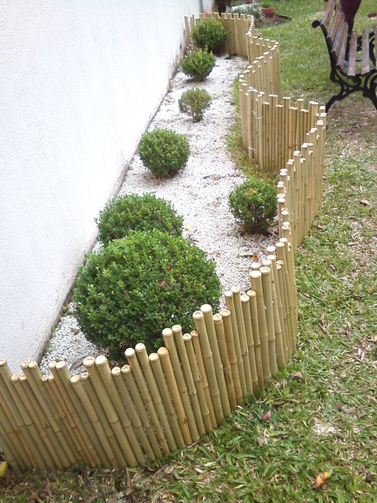 Estruturas decorativas sustentáveis com bambu