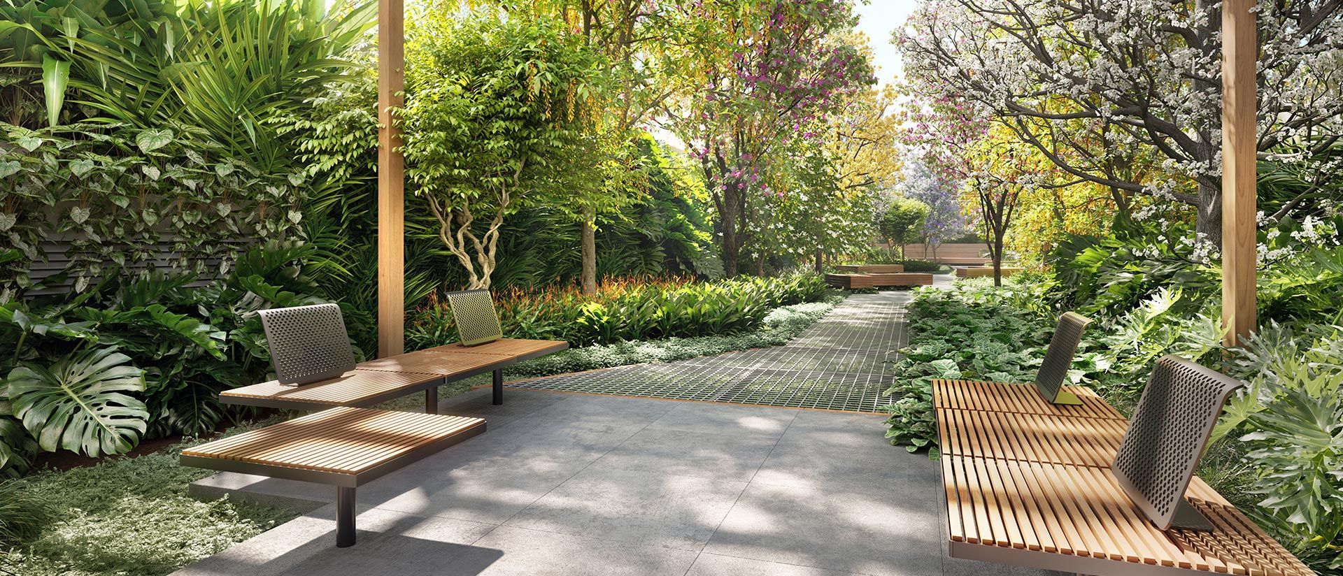 Materiais sustentáveis para o seu jardim moderno