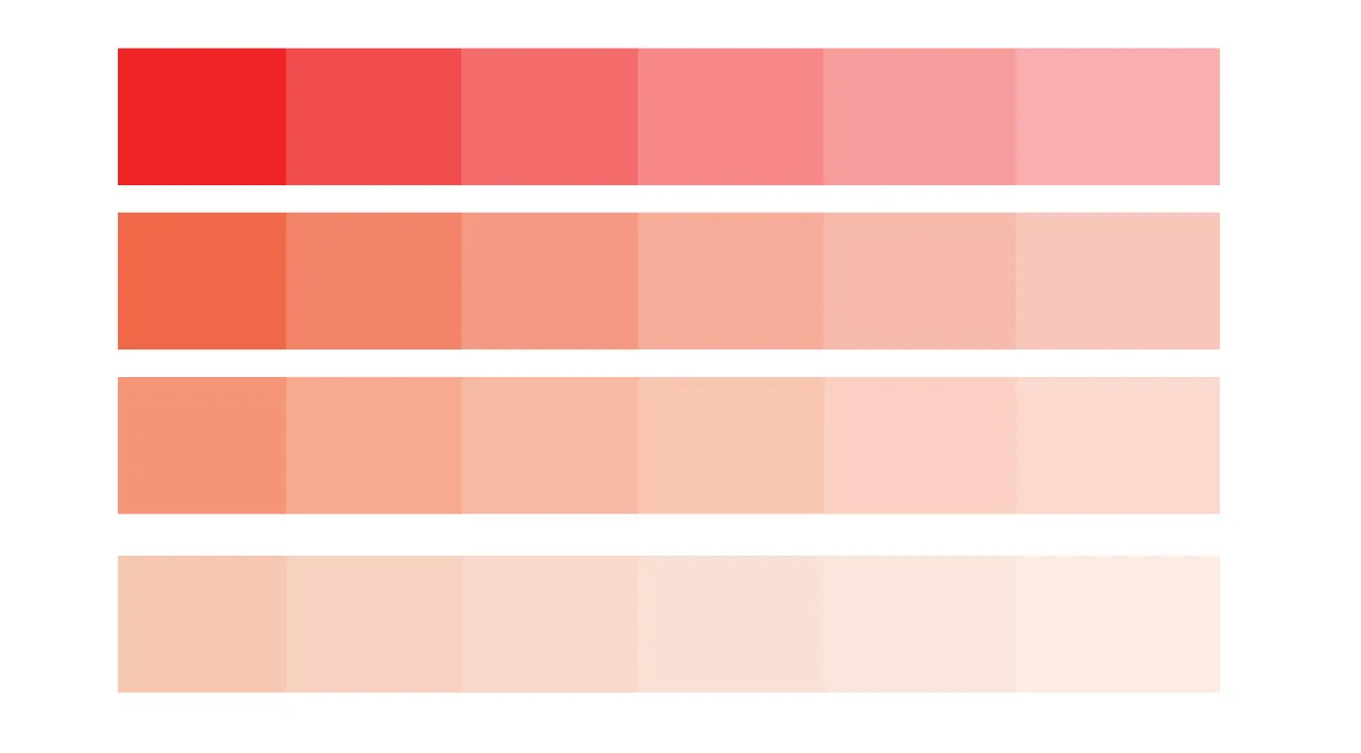 Paleta De Cores Salmão