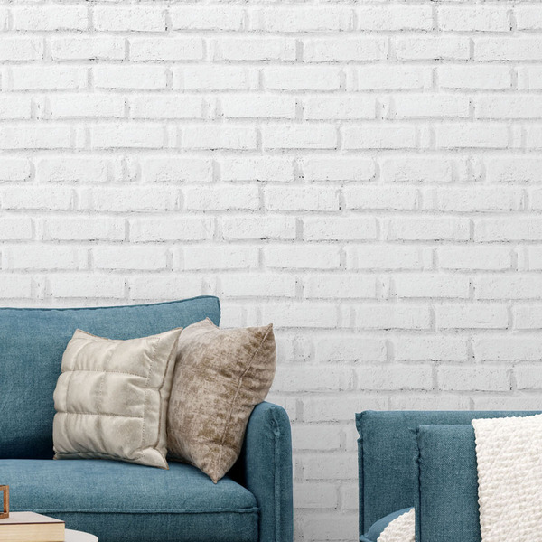 papel de parede vinilico lavavel tijolinho