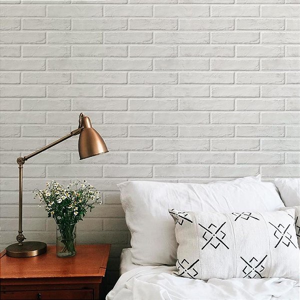 papel de parede tijolinho rústico decoracao