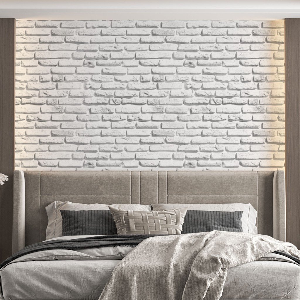 papel de parede vinilico lavavel tijolinho