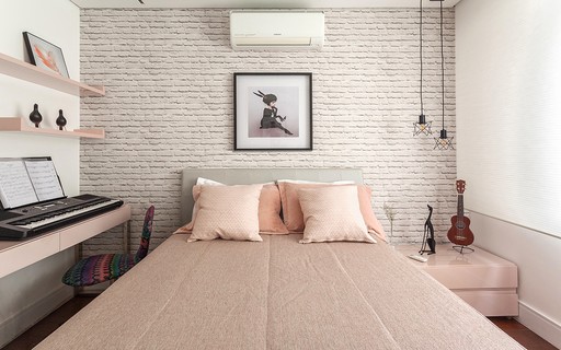 papel de parede 3d tijolinho realista