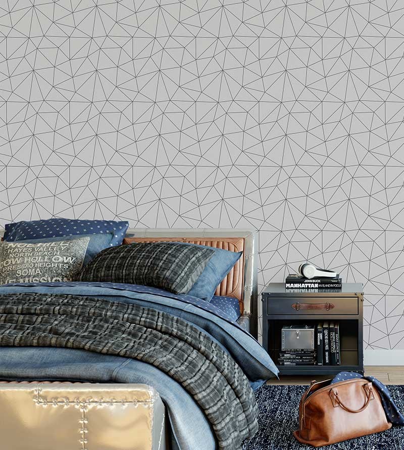 onde comprar papel de parede geométrico barato