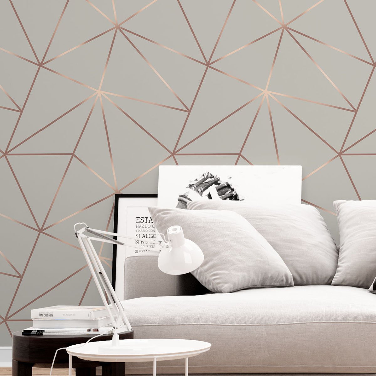 papel de parede geométrico infantil