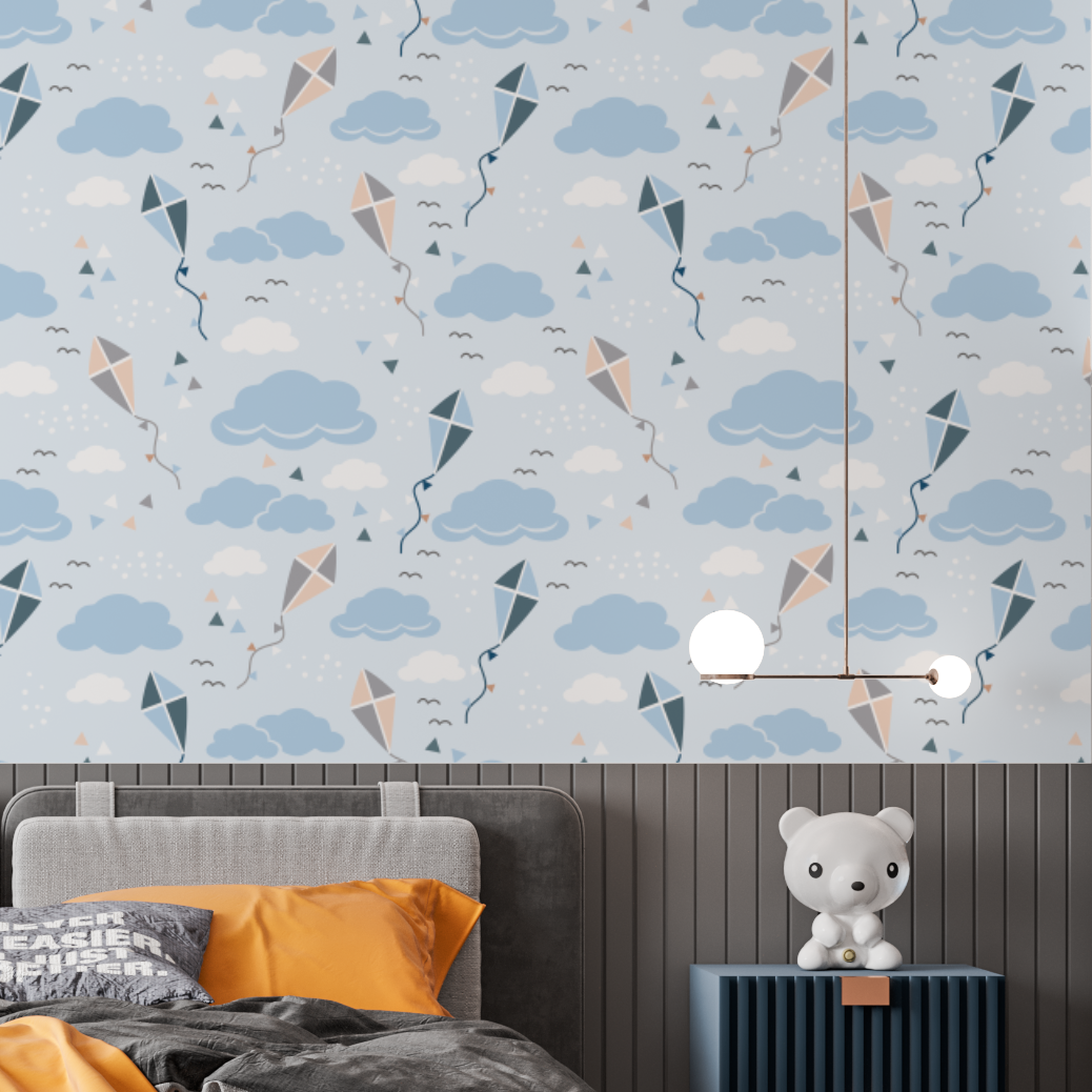 cores de papel de parede para quarto de menino