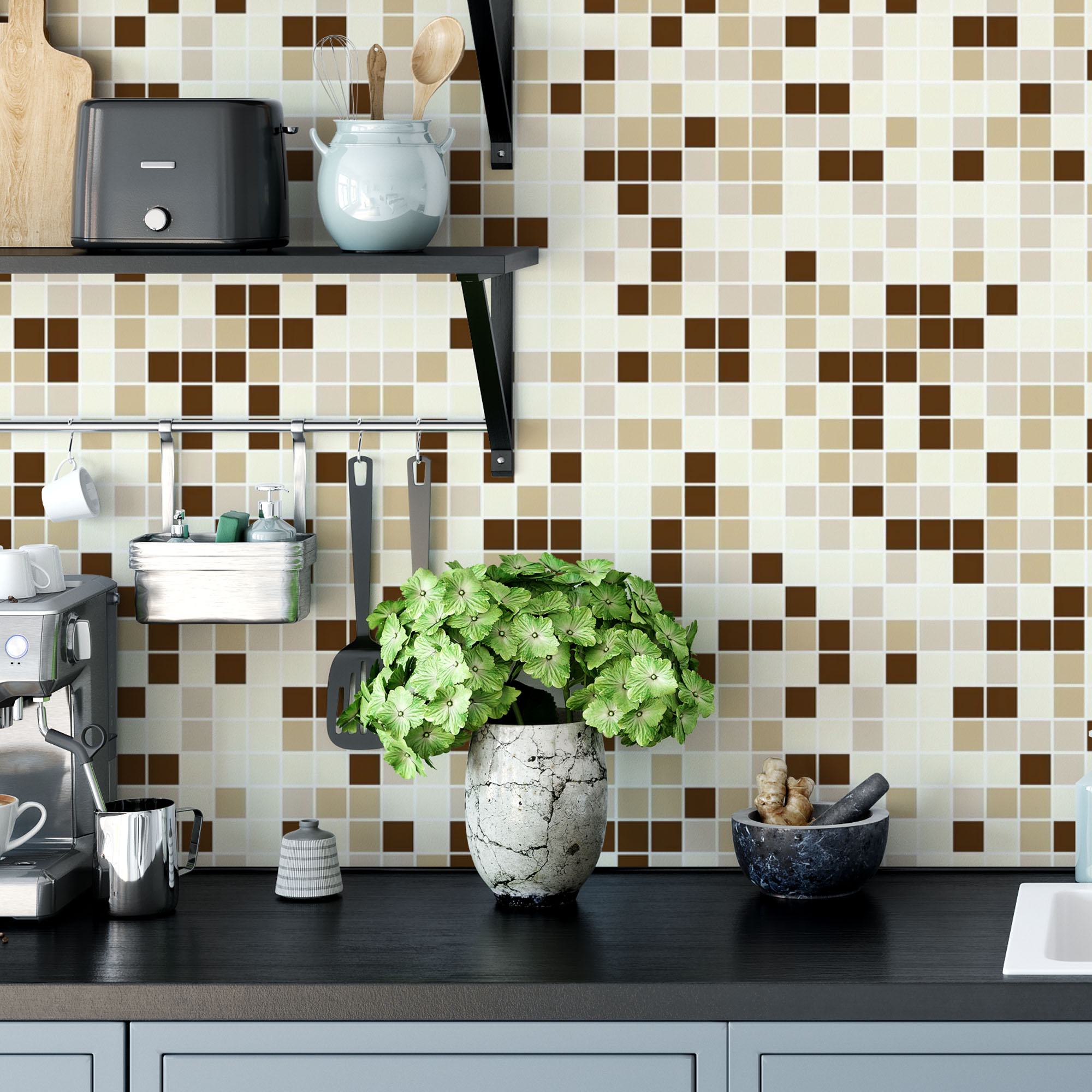 Aplicando papel de parede em áreas de alta umidade