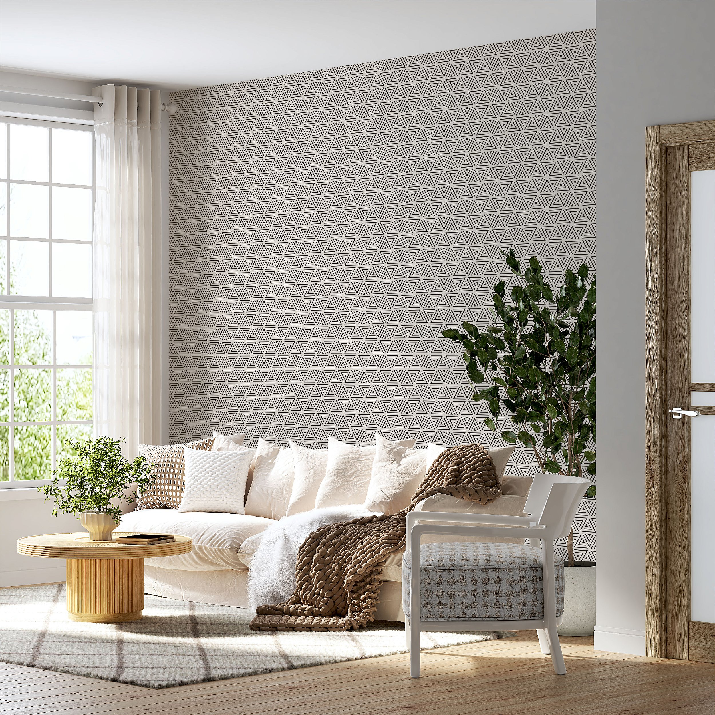 papel de parede para quarto de bebê