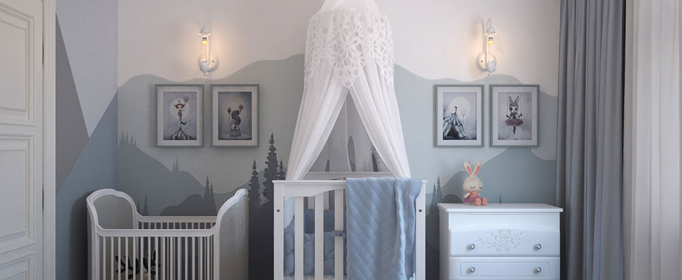 papel de parede sustentável para bebê