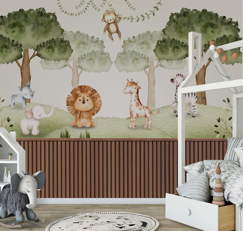 papel de parede para quarto de bebe