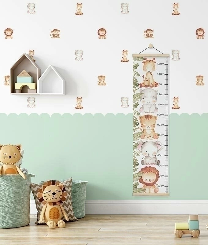 papel de parede para quarto de bebe