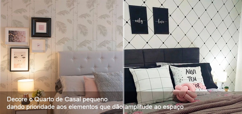 como deixar quarto pequeno maior com papel de parede