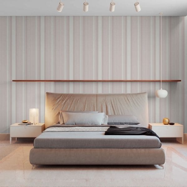 papel de parede para quarto de casal pequeno cores claras