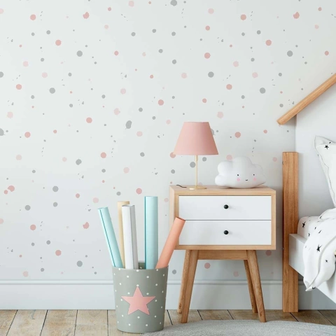 papel de parede lavável para quarto de bebê