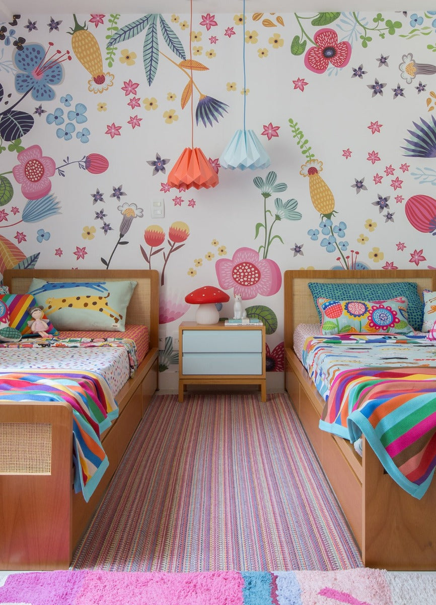 papel de parede para quarto de menina