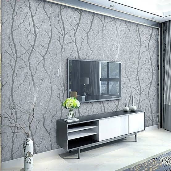 papel de parede sala floral