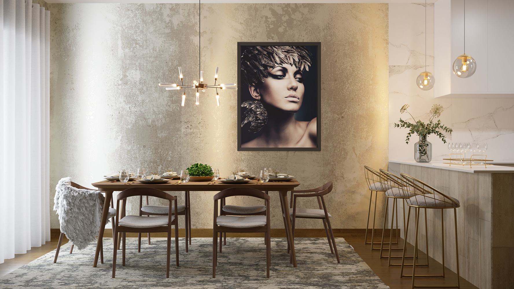 tinta efeito cimento queimado para sala